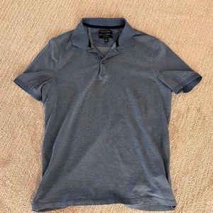 BANANA REPUBLIC Mens' Blue Luxury Touch Polo sz M
